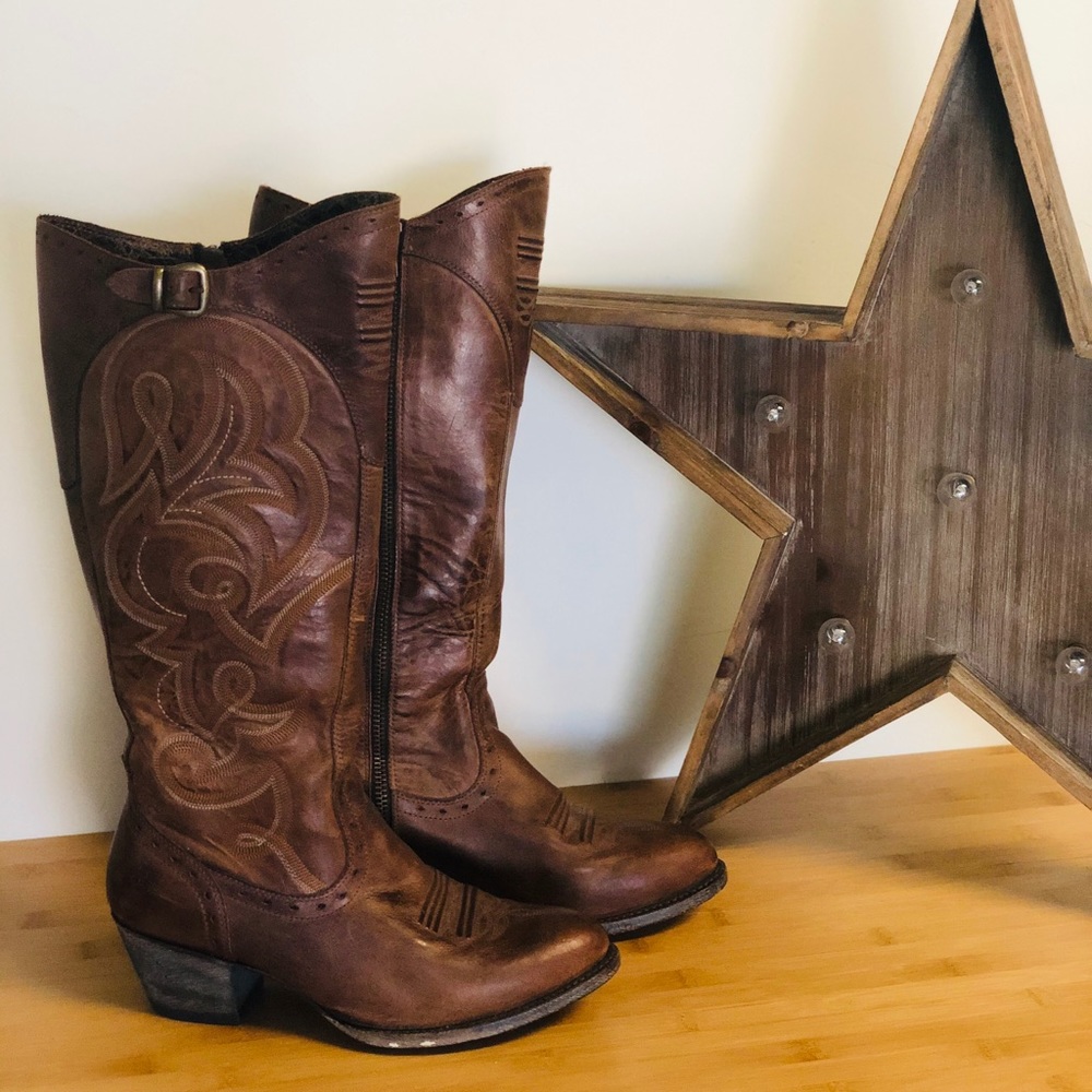 Ariat western tall calf boots